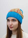 Шапка R MOUNTAIN арт. ICE 8149 (голубой)